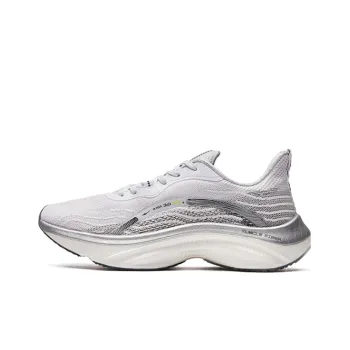 Erke Α flex Pro Cushioning Anti Slip And Wear Resistant Low Top Running Shoes Men's White Black