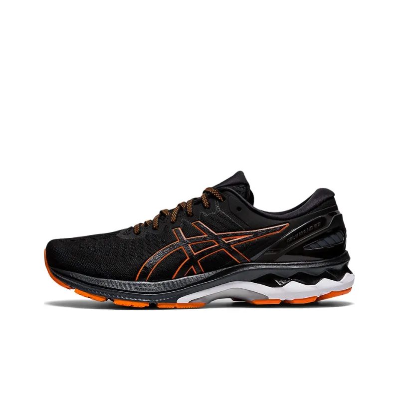 Asics Gel Kayano 27 2E Wide 'Black Marigold Orange'-0