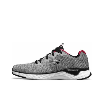Skechers Solar Fuse Cushioning Low-Top Casual Shoes Men's Gray Black