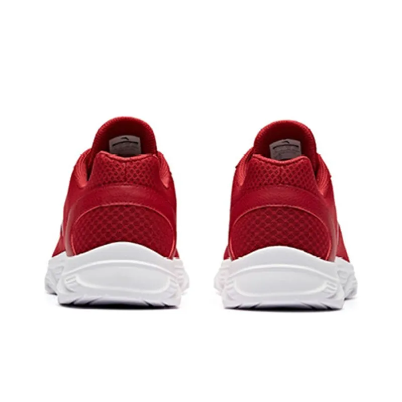 Anta Life Collection Breathable Lightweight Low Top Casual Shoes Men's Red White-3
