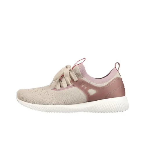 Skechers Bob's Cushioning Anti-Slip And Wear-Resistant Low-Top Running Shoes Women's Pink