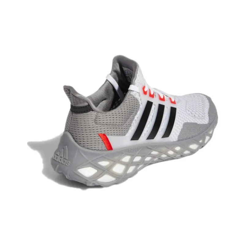 Adidas Ultra Boost Web Dna Grey Vivid Red-3
