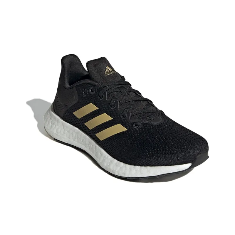 Adidas PureBoost 21 'Black Gold Metallic' Women's-2