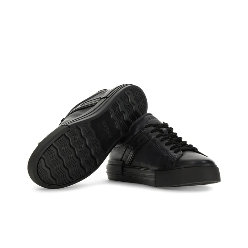 HOGAN Rebel Skateboard Shoes Men Low-Top Black-4