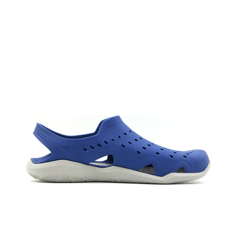 Crocs Swiftwater Wave Clogs Men's Blue-1