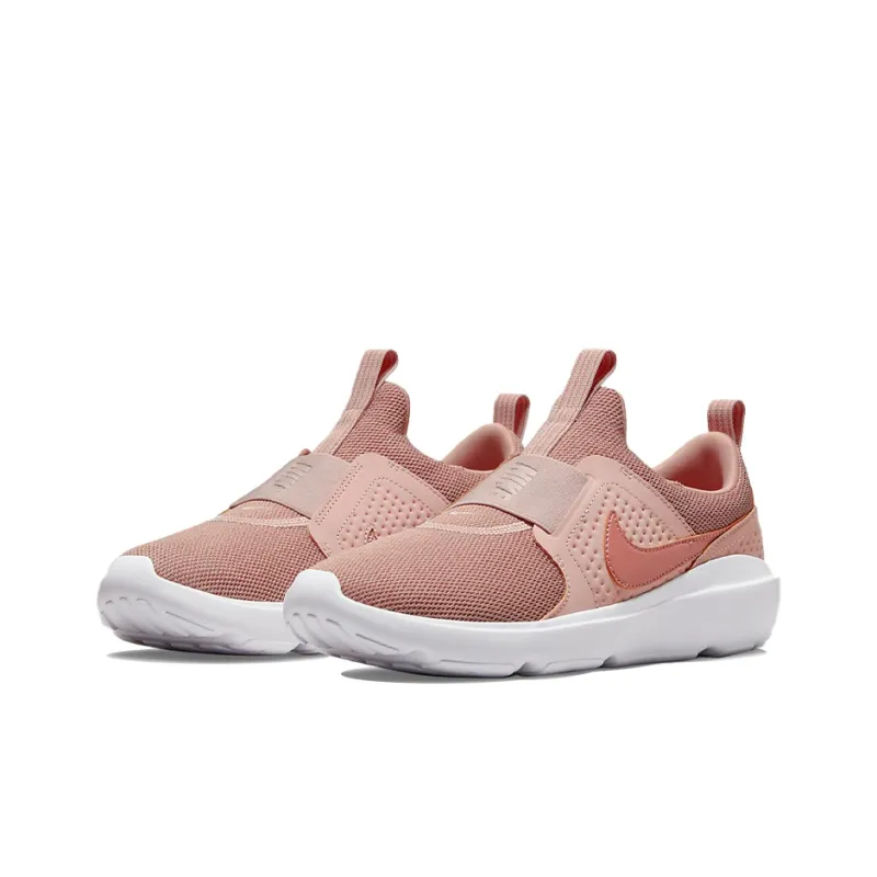Nike Ad Comfort Cushioned Anti-Slip And Wear-Resistant Lightweight Low-Top Casual Shoes GS Pink White-2