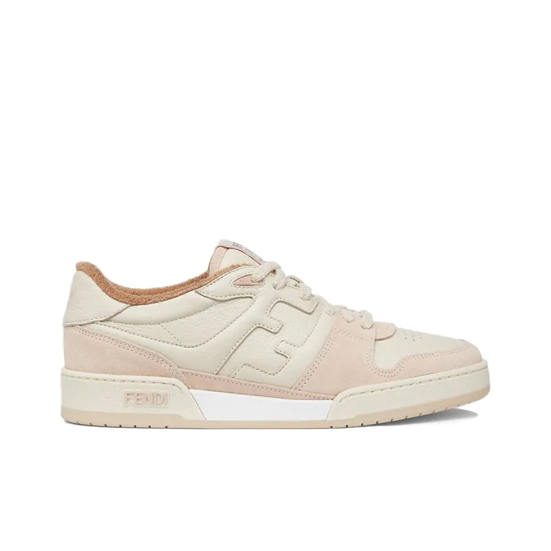 FENDI Match Low Top Suede 'Pink Beige'-1