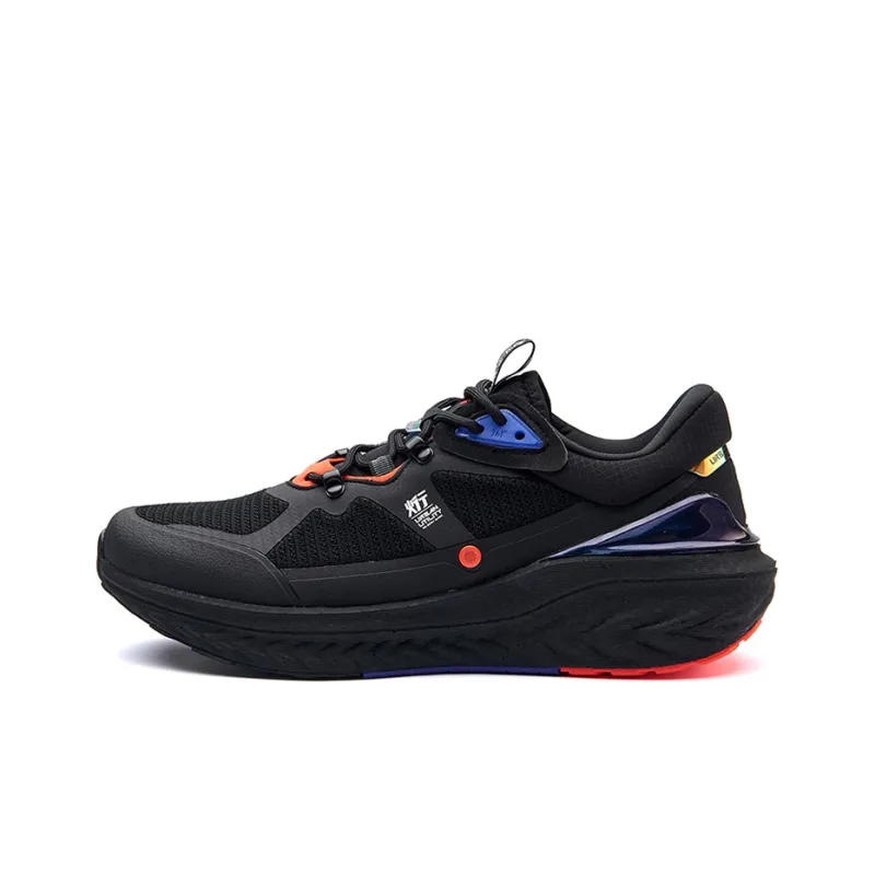 361° QU!KFOAM Low Top Running Shoes Men's Obsidian Black-0