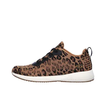 Skechers Bobs Casual Shoes Women's Low-Top Leopard Print