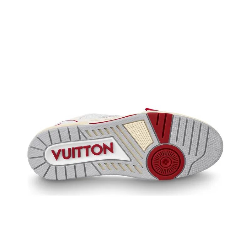 LOUIS VUITTON Lv Trainers 'Red Mesh'-4