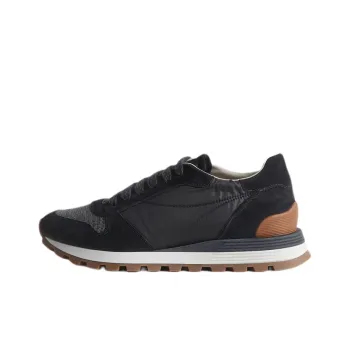Brunello Cucinelli Panelled Lace Up Sneakers Women's