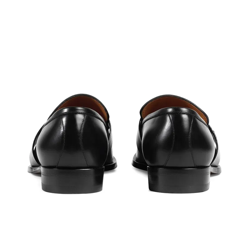 GUCCI Dress Shoes Men Low-Top Black-4