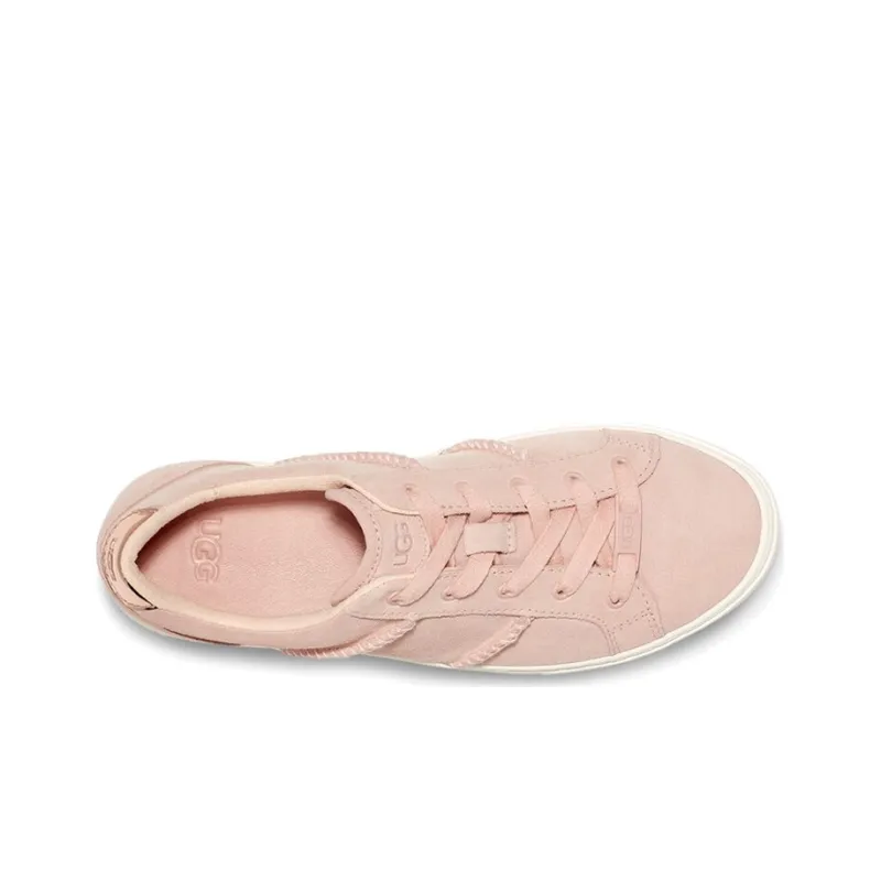 UGG Skateboard Shoes Women's Low-Top Light Pink/White-3