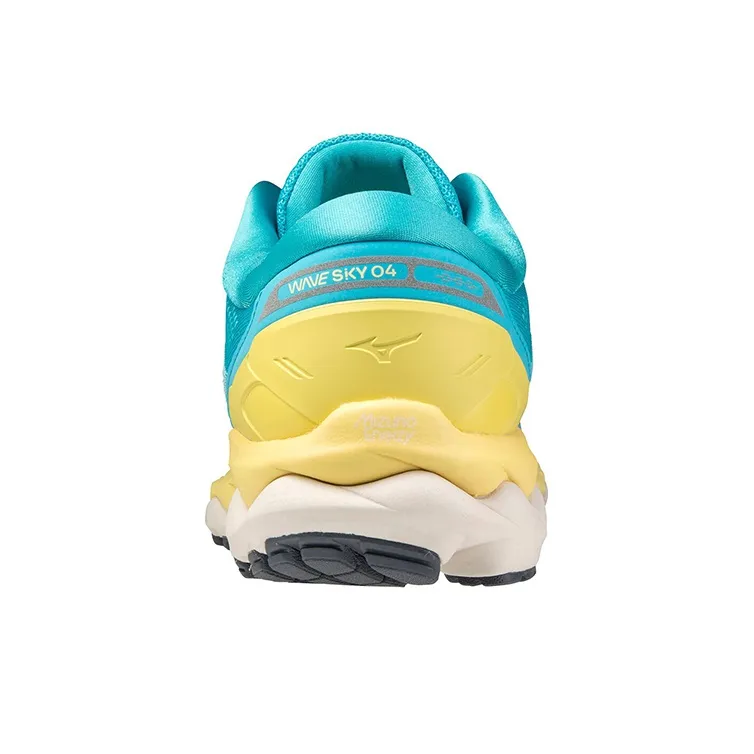 Mizuno Sky Running Shoes Women's Low Top Blue/Yellow-3