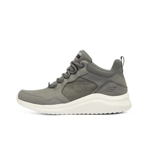 skechers pansive Ultra Flex 2.0 Anti Slip Wear Resistant Low Top Casual Shoes Men's Charcoal Gray