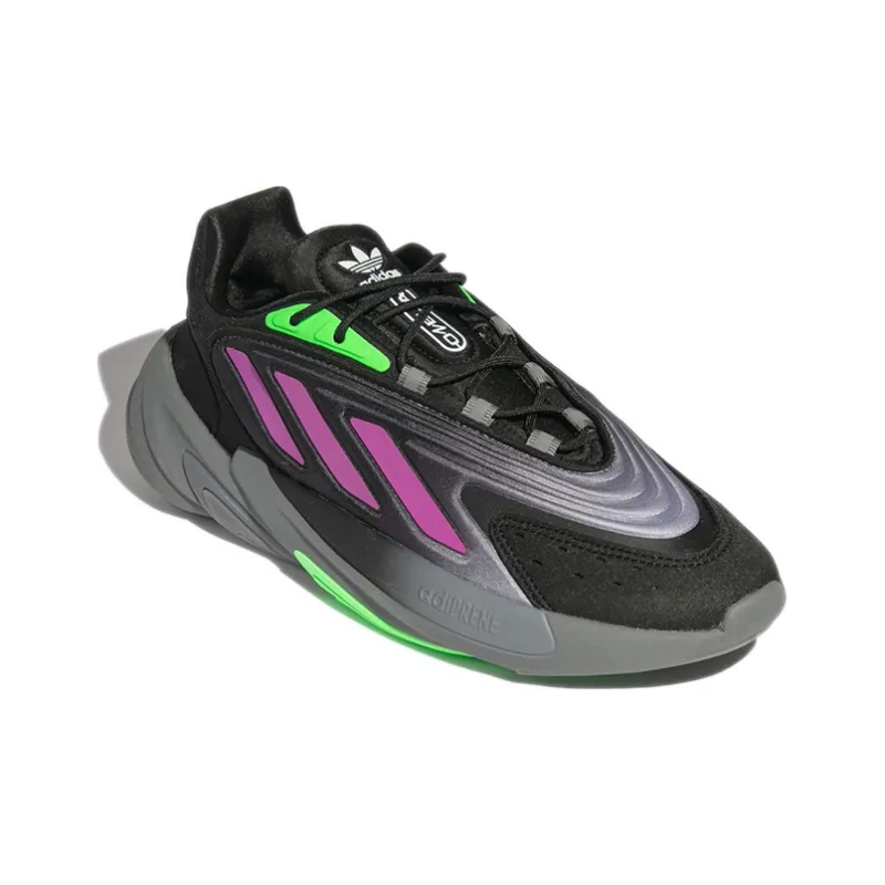 Adidas Ozelia Black Purple Screaming Green-2