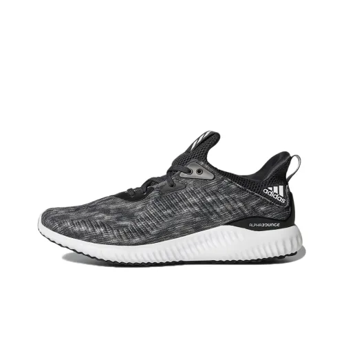 Adidas AlphaBounce Running Shoes Men Low-Top Carbon Black