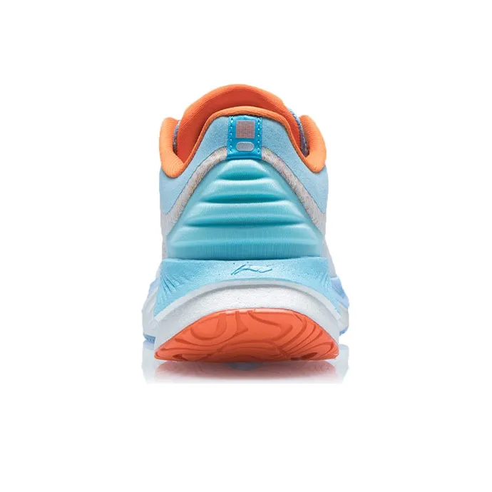 LiNing YueYing Yueying Cushioning Anti-Slip And Wear-Resistant Low-Top Running Shoes Blue Orange-4
