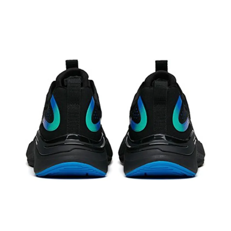 Anta Shu Bomb Low-Top Running Shoes Men's Black Blue-4