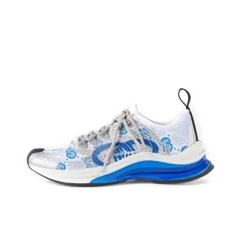 GUCCI Women's Run Sneaker 'White Blue' Women's