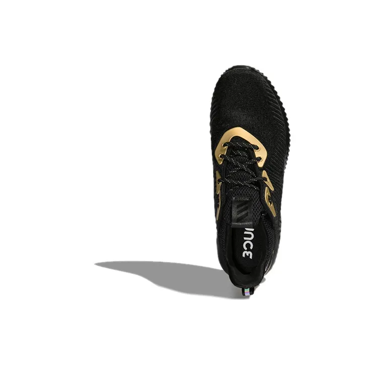 Adidas Alphabounce 1 Black Gold Metallic-4