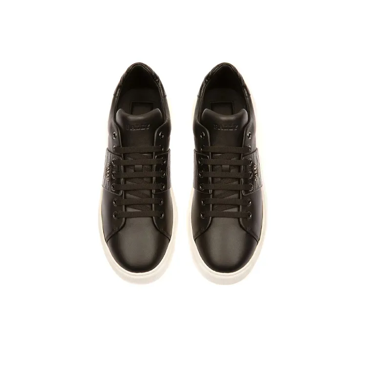 BALLY Skateboard Shoes Men Black-2