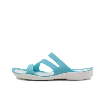 Crocs Swiftwater Slide Slippers Women's Light Blue