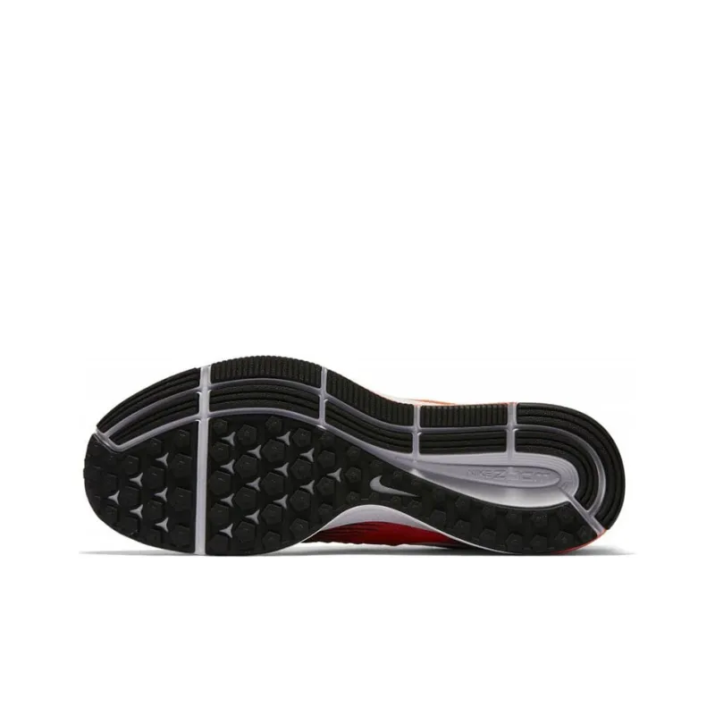 Nike Pegasus 33 Running Shoes Men Low Top Black/Orange-5