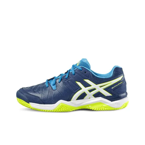 Asics Gel-Challenger 10 Tennis Shoes Men Low-Top Blue/Yellow