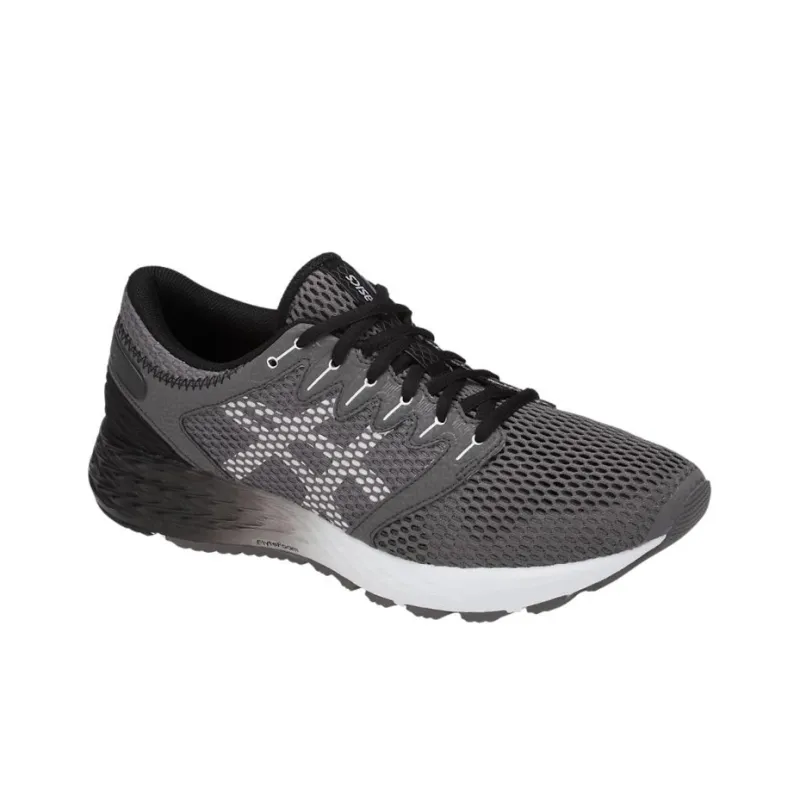 Asics Roadhawk FF 2 Durable Breathable Low-Top Running Shoes Men's Gray White-2