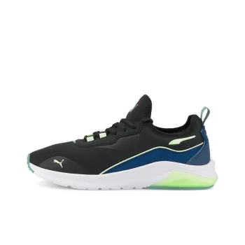 PUMA Electron E Pro Low-Top Running Shoes Unisex Black Blue