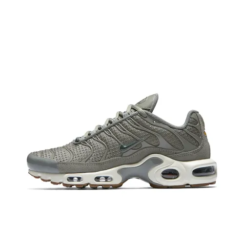 Nike Air Max Plus Running Shoes Women's Low-Top Dark Gray/Vintage Green