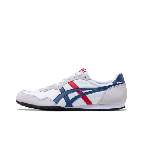 Onitsuka Tiger Serrano Casual Shoes Unisex Low-Top White/Red/Blue/Gray