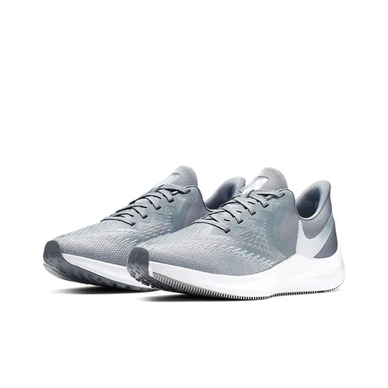Nike Air Zoom Winflo 6 'White Grey' Women's-2