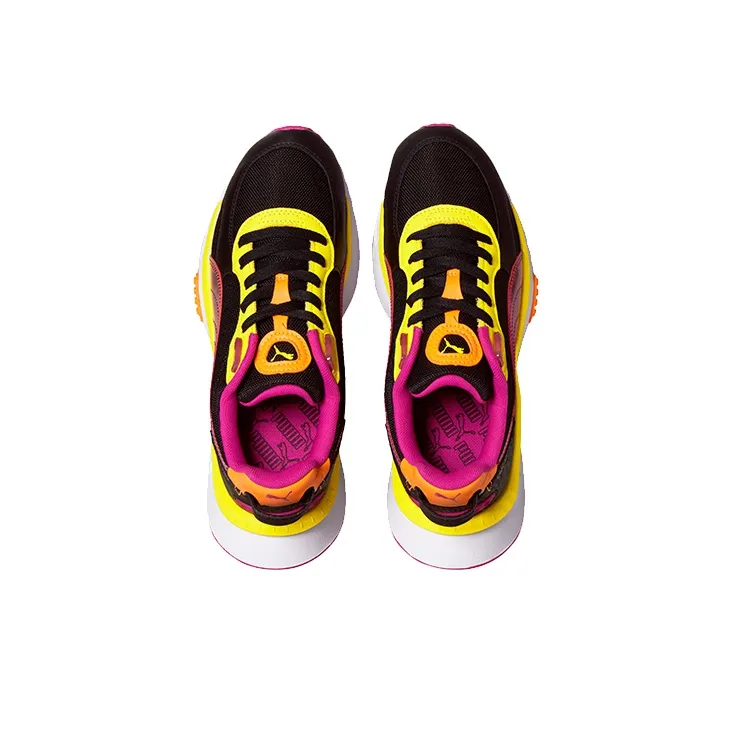 PUMA Wild Rider Casual Shoes Women's Low-Top Black/Rose Red-2