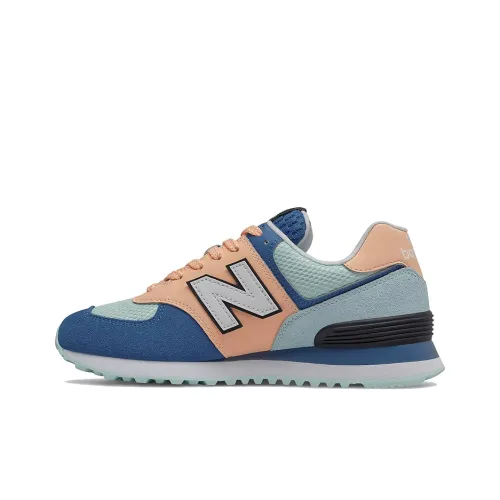 New Balance 574 Light Mango Blue Women's