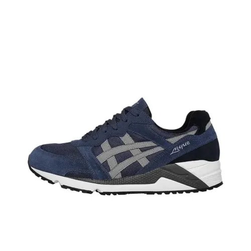 Asics Gel-Lique Low-Top Running Shoes Men's Navy Blue Gray