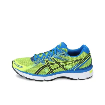 Asics Gel-Excite 2 Breathable Low-Top Running Shoes Men's Yellow Blue