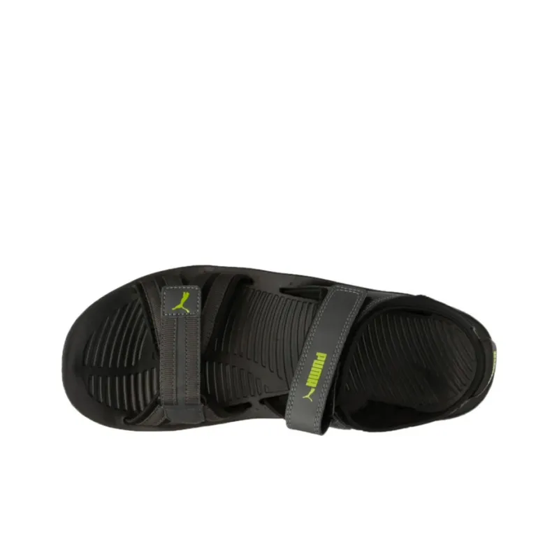 PUMA Nova Beach Sandals Unisex Gray/Green-2