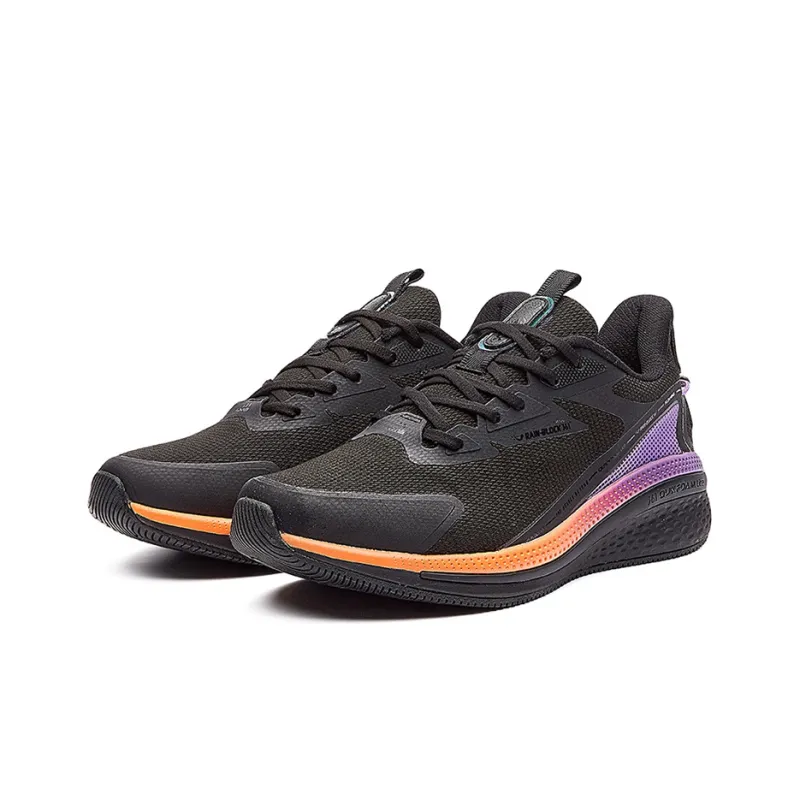 361° Rain Screen Running Shoes Men Low Top Black/Purple-3