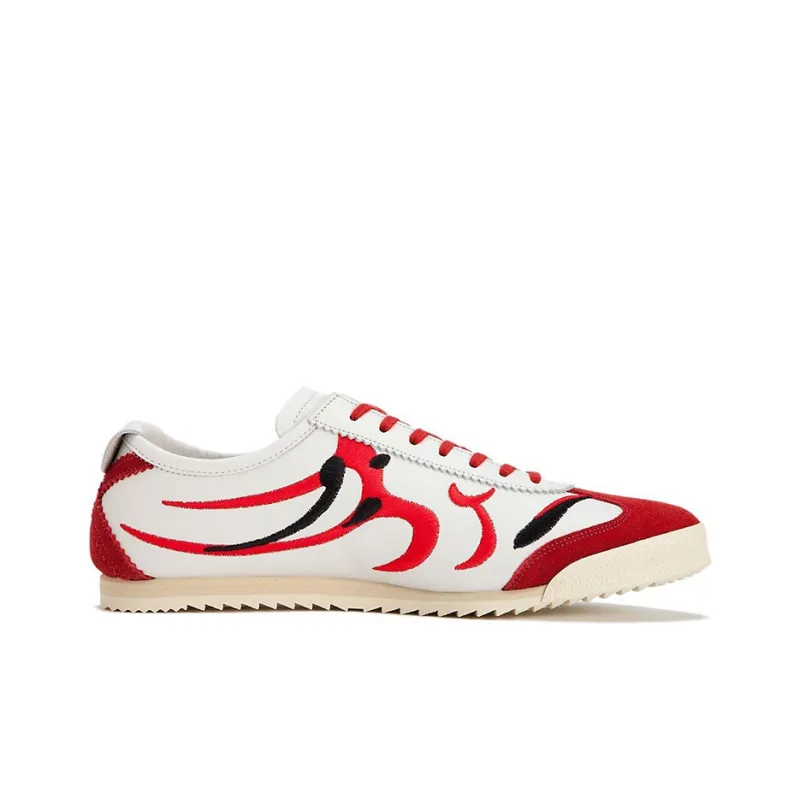 Asics Onitsuka Tiger Mexico 66 Deluxe Nm White Classic Red Kumadori-1