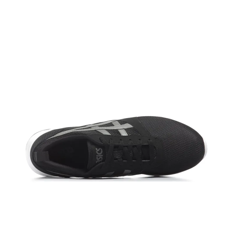 Asics Lyte-Jogger Breathable Lightweight Low-Top Running Shoes Men's Black Gray White-3