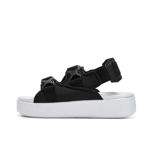 PUMA Platform Beach Sandals Women's Black