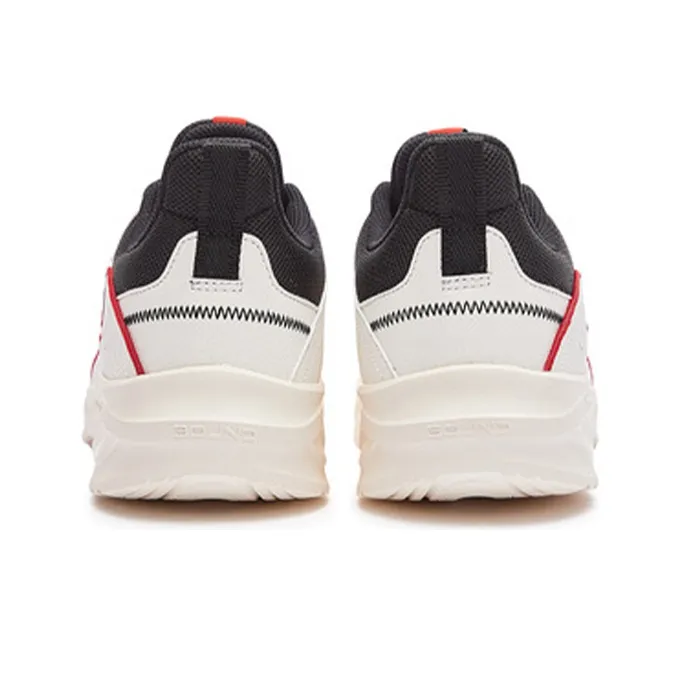 361° Cushioned Water-Resistant Lightweight Low-Top Running Shoes Men's Feather White-2