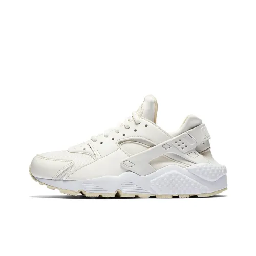 Nike Air Huarache Run Running Shoes Women's Low-Top Cream White