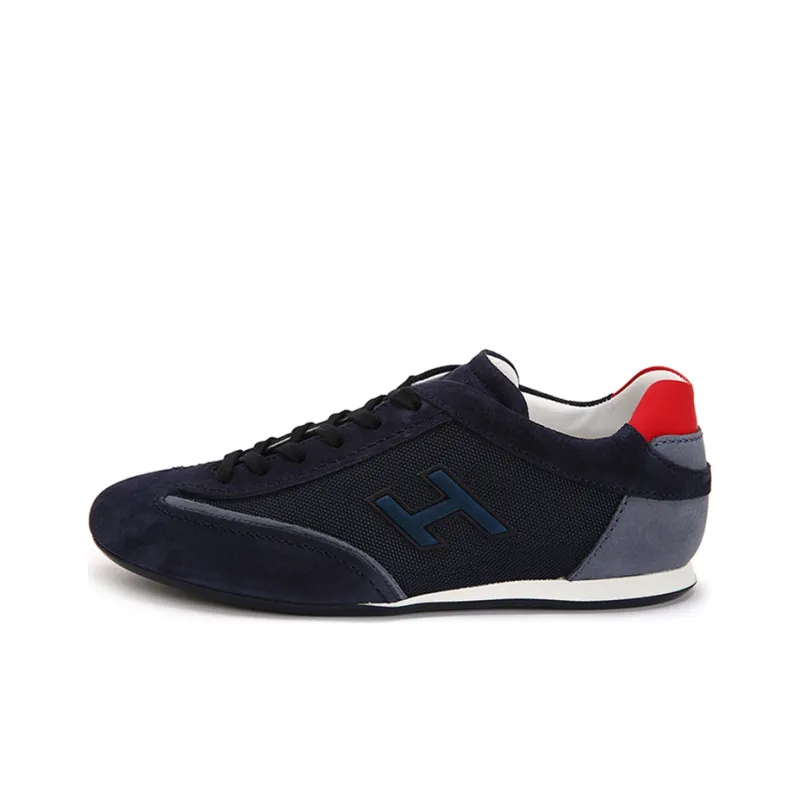 HOGAN Olympia Cushioning Anti-Slip And Wear-Resistant Low-Top Casual Shoes Men's Dark Blue-0