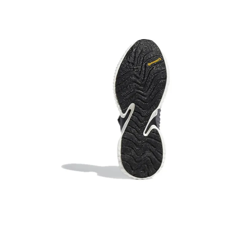 Adidas Alphabounce Instinct Breathable Low-Top Running Shoes Men's Gray Black-4