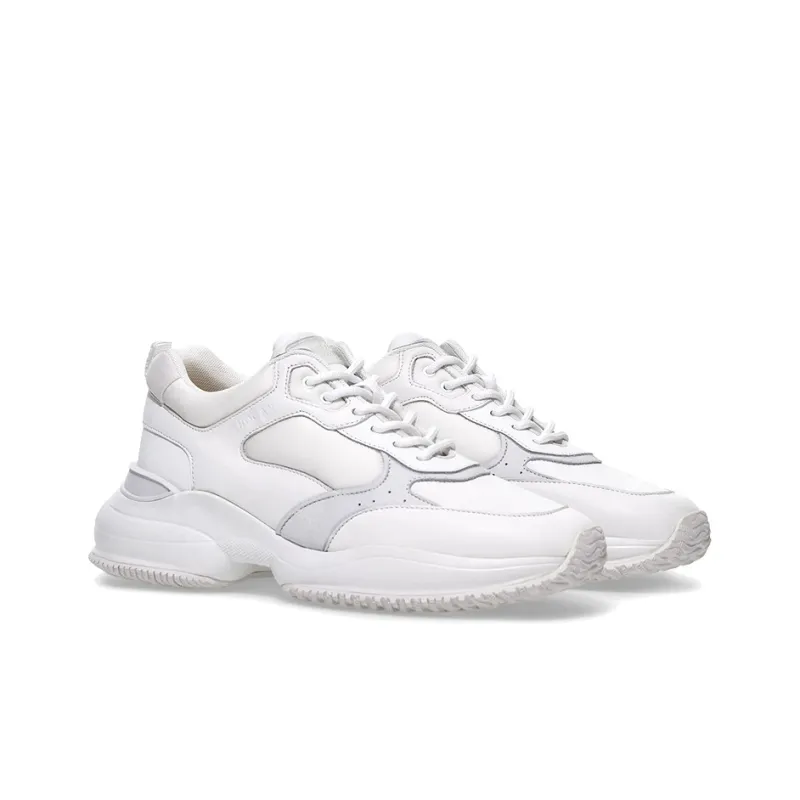 HOGAN Interaction Low-Top Running Shoes Men's White-1