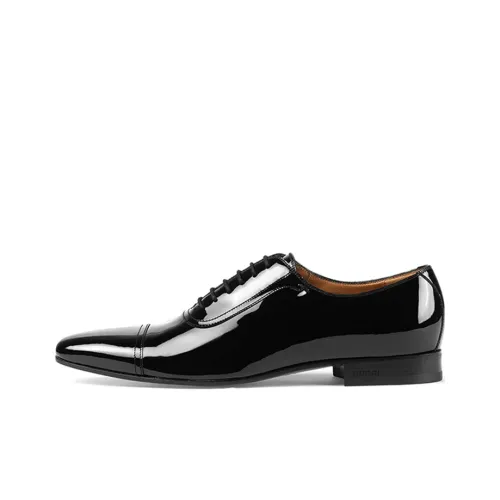 GUCCI Dress Shoes Men Low-Top Black