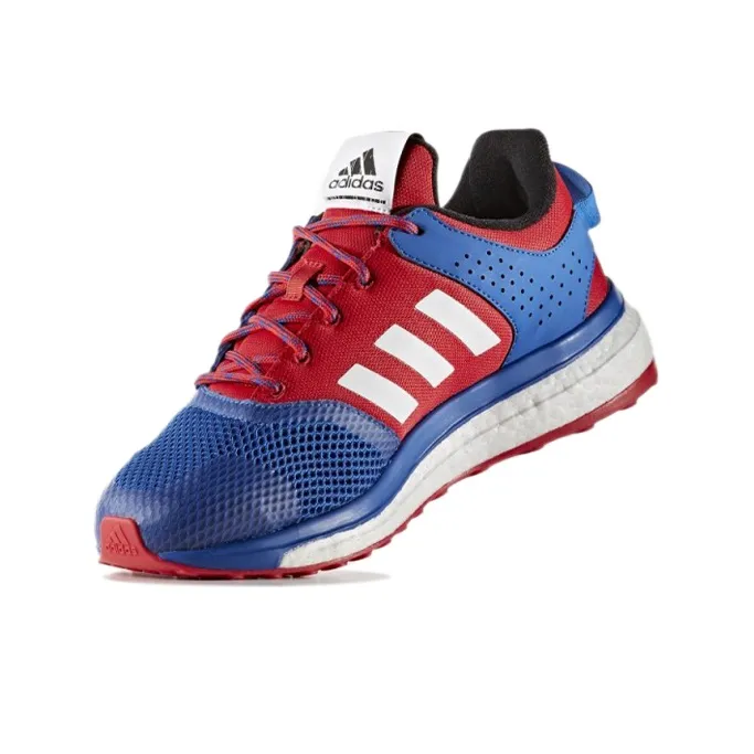 Adidas Response 3 Slip-Resistant Breathable Low-Top Running Shoes Men's Blue Red-2